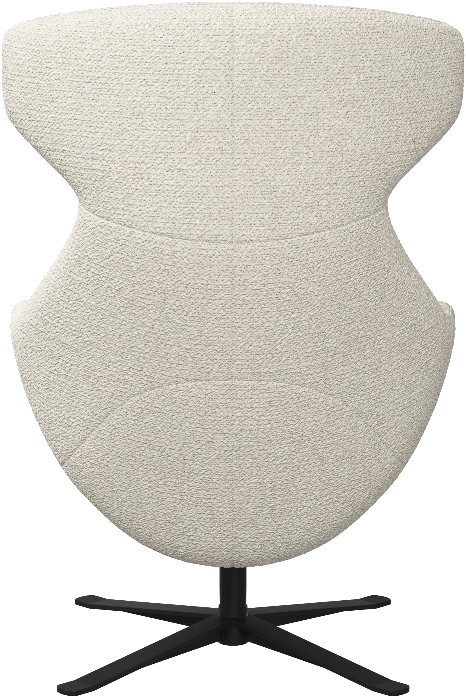 デザイナーアームチェア | リクライニングチェア - ホワイト | ボー